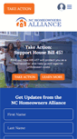 Mobile Screenshot of nchomeownersalliance.org